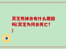 灵芝死掉会有什么原因吗(灵芝为何会死亡？)