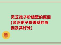 灵芝孢子粉破壁的原因(灵芝孢子粉破壁的原因及其好处)