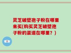 灵芝破壁孢子粉在哪里来买(购买灵芝破壁孢子粉的渠道在哪里？)