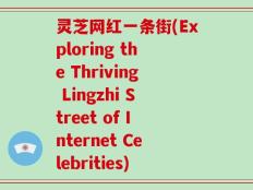 灵芝网红一条街(Exploring the Thriving Lingzhi Street of Internet Celebrities)