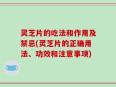灵芝片的吃法和作用及禁忌(灵芝片的正确用法、功效和注意事项)