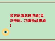 灵芝配酒怎样泡酒(灵芝搭配，巧酿极品美酒)