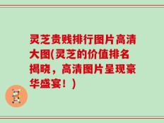 灵芝贵贱排行图片高清大图(灵芝的价值排名揭晓，高清图片呈现豪华盛宴！)