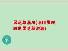 灵芝草淄川(淄川发现珍贵灵芝草资源)