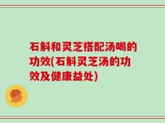 石斛和灵芝搭配汤喝的功效(石斛灵芝汤的功效及健康益处)