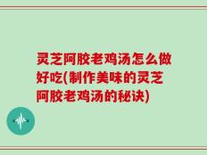 灵芝阿胶老鸡汤怎么做好吃(制作美味的灵芝阿胶老鸡汤的秘诀)