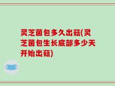 灵芝菌包多久出菇(灵芝菌包生长底部多少天开始出菇)
