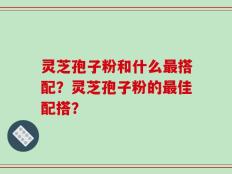 灵芝孢子粉和什么最搭配？灵芝孢子粉的最佳配搭？