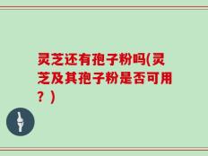 灵芝还有孢子粉吗(灵芝及其孢子粉是否可用？)