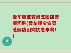 爱车膜宝安灵芝园店套餐团购(爱车膜宝安灵芝园店团购优惠来袭！)