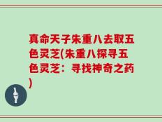 真命天子朱重八去取五色灵芝(朱重八探寻五色灵芝：寻找神奇之药)