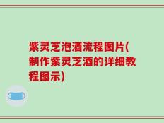 紫灵芝泡酒流程图片(制作紫灵芝酒的详细教程图示)