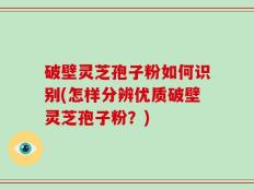 破壁灵芝孢子粉如何识别(怎样分辨优质破壁灵芝孢子粉？)
