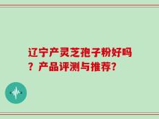 辽宁产灵芝孢子粉好吗？产品评测与推荐？
