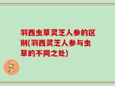 羽西虫草灵芝人参的区别(羽西灵芝人参与虫草的不同之处)