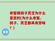 老鳖跟鸽子灵芝为什么是苦的(为什么老鳖、鸽子、灵芝都具有苦味？)