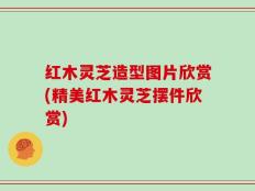 红木灵芝造型图片欣赏(精美红木灵芝摆件欣赏)