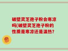 破壁灵芝孢子粉会寒凉吗(破壁灵芝孢子粉的性质是寒凉还是温热？