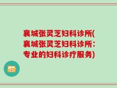 襄城张灵芝妇科诊所(襄城张灵芝妇科诊所：专业的妇科诊疗服务)