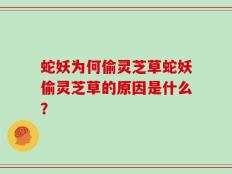 蛇妖为何偷灵芝草蛇妖偷灵芝草的原因是什么？