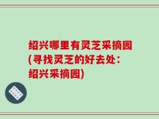 绍兴哪里有灵芝采摘园(寻找灵芝的好去处：绍兴采摘园)