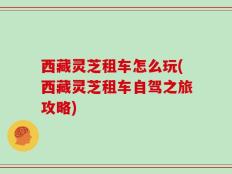 西藏灵芝租车怎么玩(西藏灵芝租车自驾之旅攻略)