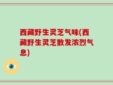 西藏野生灵芝气味(西藏野生灵芝散发浓烈气息)