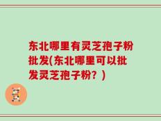 东北哪里有灵芝孢子粉批发(东北哪里可以批发灵芝孢子粉？)