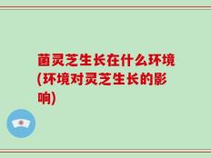 菌灵芝生长在什么环境(环境对灵芝生长的影响)