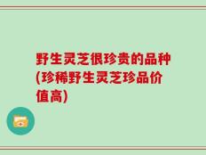 野生灵芝很珍贵的品种(珍稀野生灵芝珍品价值高)