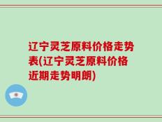 辽宁灵芝原料价格走势表(辽宁灵芝原料价格近期走势明朗)