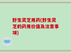 野生灵芝用药(野生灵芝的药用价值及注意事项)