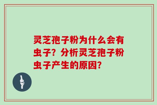 灵芝孢子粉为什么会有虫子?分析灵芝孢子粉虫子产生的原因?