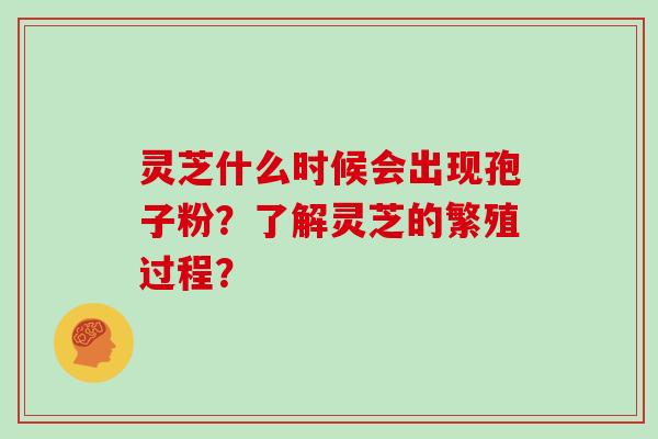 灵芝什么时候会出现孢子粉？了解灵芝的繁殖过程？