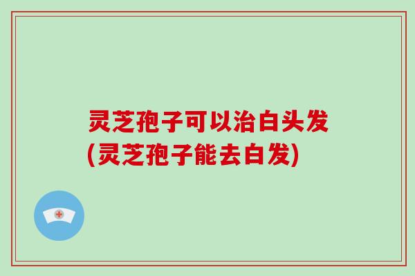 灵芝孢子可以治白头发(灵芝孢子能去白发)