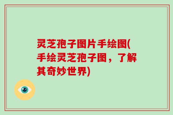 灵芝孢子图片手绘图(手绘灵芝孢子图,了解其奇妙世界)
