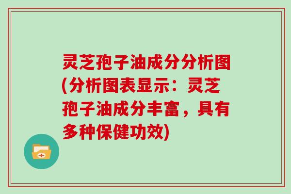 灵芝孢子油成分分析图(分析图表显示:灵芝孢子油成分丰富,具有多种保健功效)