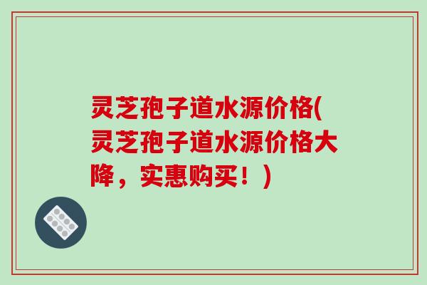 灵芝孢子道水源价格(灵芝孢子道水源价格大降，实惠购买！)