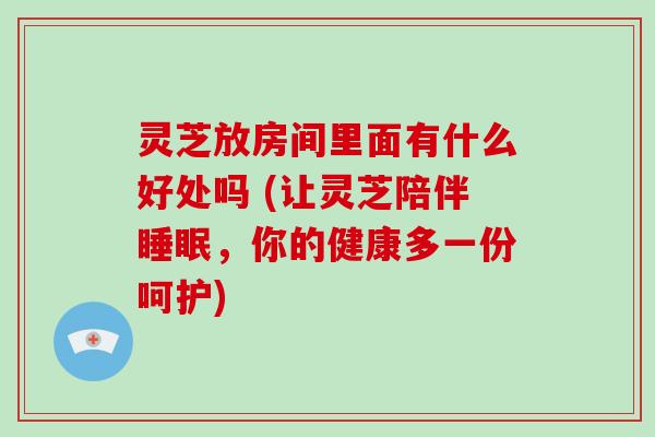 灵芝放房间里面有什么好处吗 (让灵芝陪伴睡眠,你的健康多一份呵护)