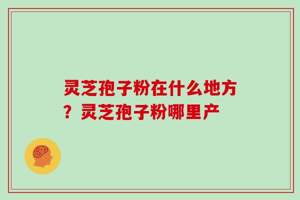 灵芝孢子粉在什么地方?灵芝孢子粉哪里产