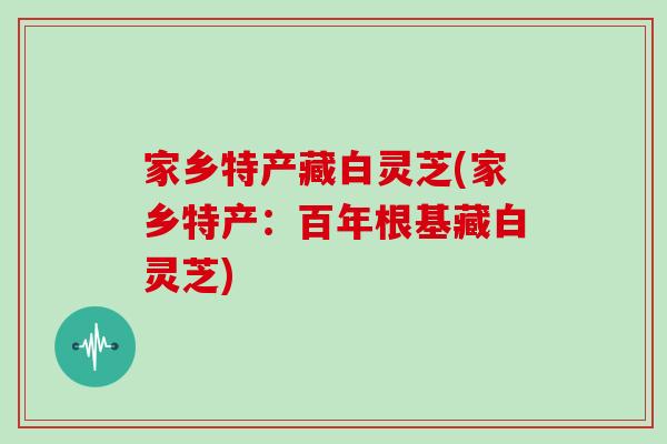 家乡特产藏白灵芝(家乡特产：百年根基藏白灵芝)