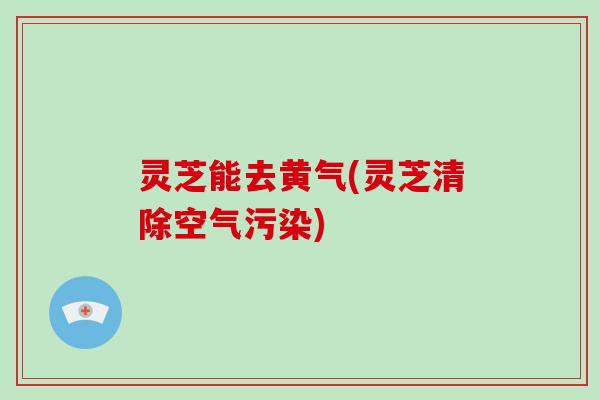 灵芝能去黄气(灵芝清除空气污染)