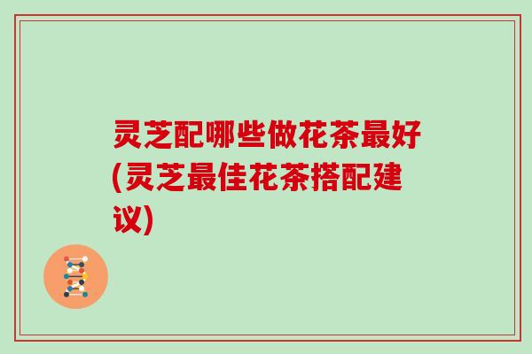 灵芝配哪些做花茶最好(灵芝最佳花茶搭配建议)