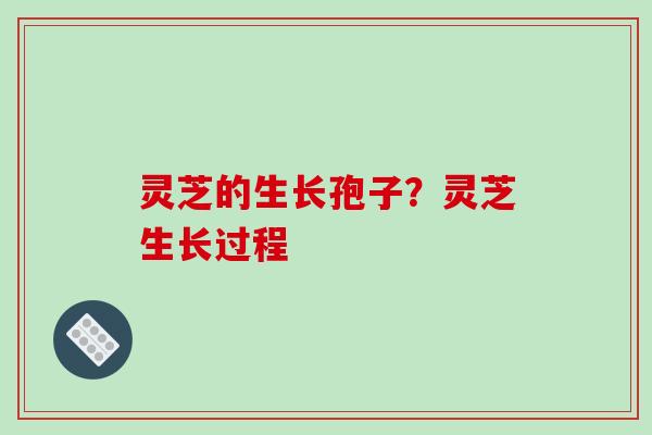 灵芝的生长孢子?灵芝生长过程