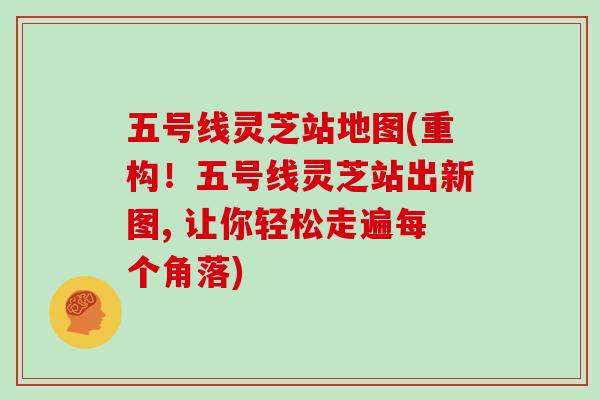 五号线灵芝站地图(重构!五号线灵芝站出新图, 让你轻松走遍每个角落)