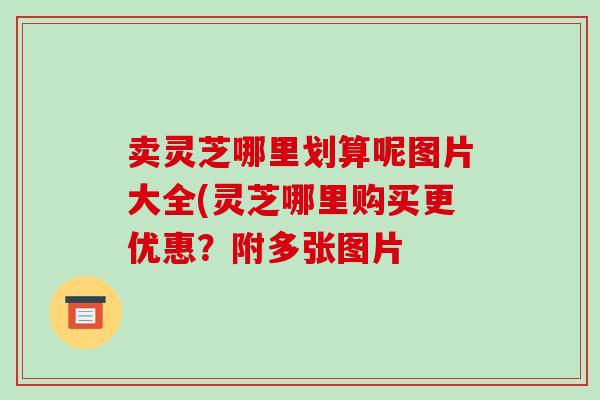 卖灵芝哪里划算呢图片大全(灵芝哪里购买更优惠?附多张图片