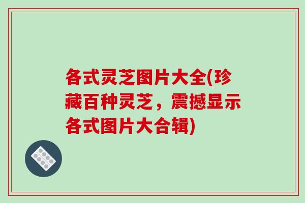 各式灵芝图片大全(珍藏百种灵芝，震撼显示各式图片大合辑)