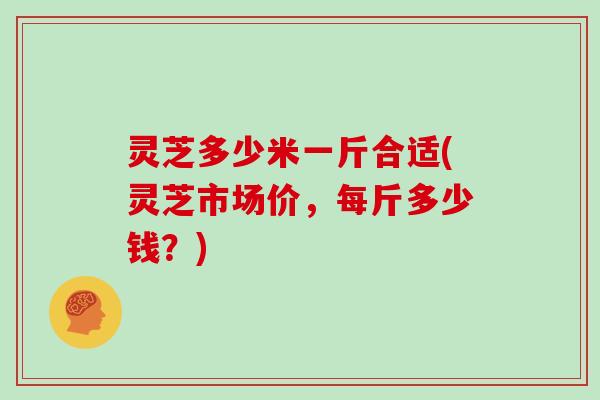 灵芝多少米一斤合适(灵芝市场价，每斤多少钱？)