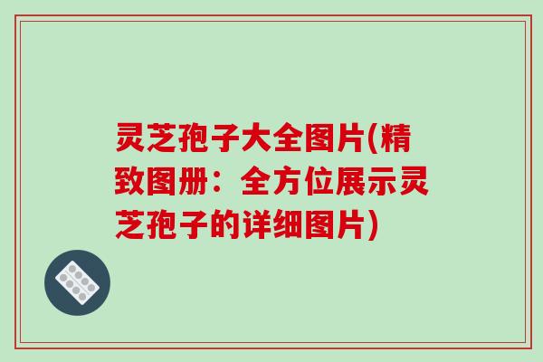 灵芝孢子大全图片(精致图册:全方位展示灵芝孢子的详细图片)