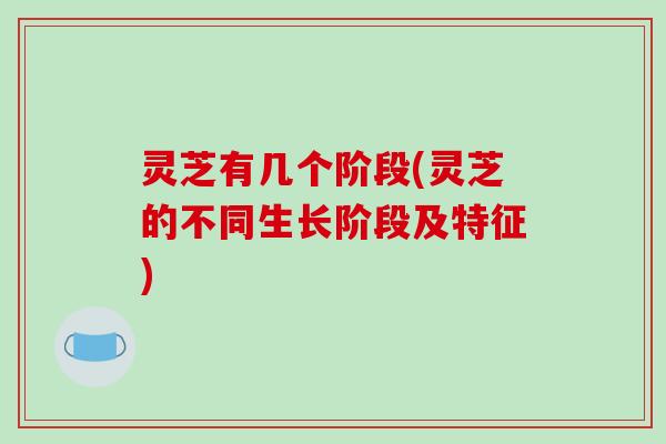 灵芝有几个阶段(灵芝的不同生长阶段及特征)